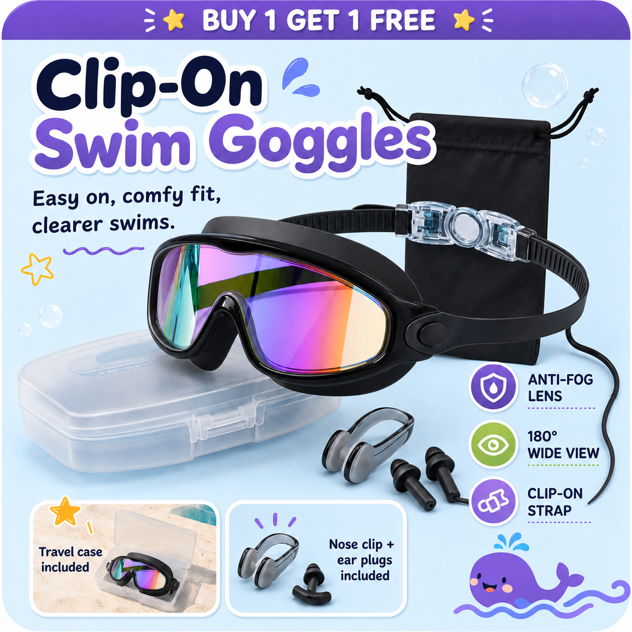 AquaEase™ Kids Goggles
