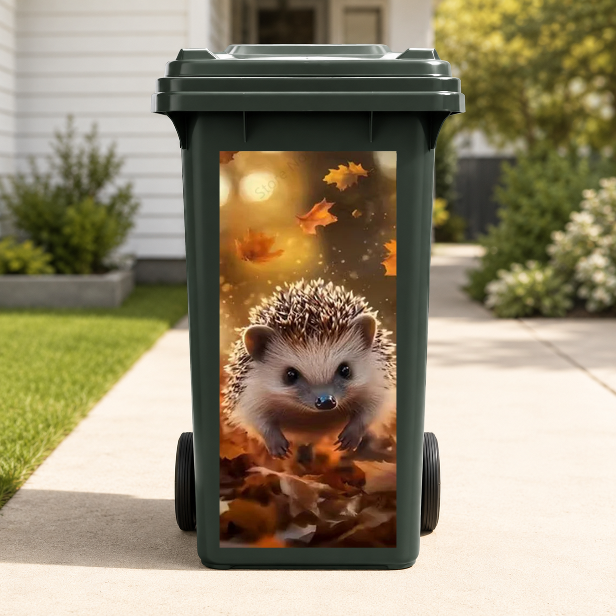 Animal Art Wheelie Bin Stickers