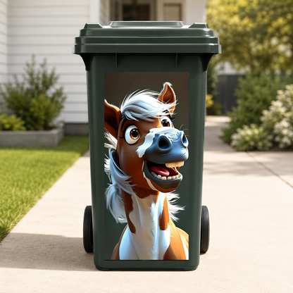 Funny Animal Wheelie Bin Stickers