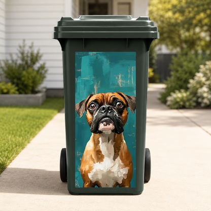 Animal Art Wheelie Bin Stickers