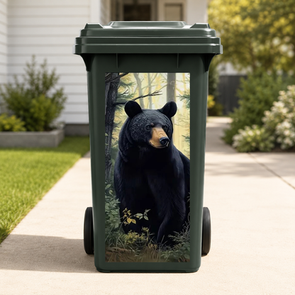 Animal Art Wheelie Bin Stickers